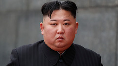 КНДР показала на экране лидеров США, Южной Кореи и Японии во время выступления Ким Чен Ына